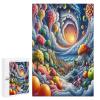 1000 Large Piece Jigsaw Puzzle World of Surrealism Puzzle for Adult Entertainment DIY Collectibles Creative Birthday Gift view 1