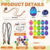 15 Pack Prefilled Easter Eggs with Gemstones, Filled with Gemstones Party Favors for Kids Boys Girls Easter Eggs Hunt, Basket Stuffers Fillers, Classroom Prize Supplies view 3