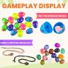 15 Pack Prefilled Easter Eggs with Gemstones, Filled with Gemstones Party Favors for Kids Boys Girls Easter Eggs Hunt, Basket Stuffers Fillers, Classroom Prize Supplies view 4