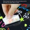 8Pcs Chalk Marker 6mm Reversible Tip for Blackboard Chalkboard Window Glass Wipeable Chalk Pen for Drawing view 4