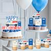 13Pcs Mailman Retirement Decorations, Mail Theme Happy Retirement Cake Toppers Mail Truck Mailbox Cake Picks Postal Worker Retiring Decor Mailman Retired Party Supplies view 2
