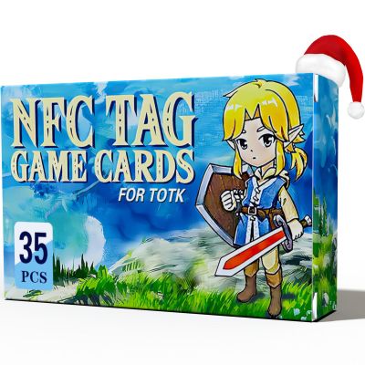 35Pcs NFC Mini Eow & TOTK & BOTW Cards Now Including The 4 New Sages:Complete Set of 35 Unique Collectible Cards for TOTK, Eow, BOTW & SSHD, Ages 120+