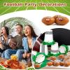 12 Pack Football Stress Balls with 6 Funny Faces - 1.57 Inch Mini Squishy Football Party Favors, Goodie Bag Stuffers, Classroom Treasure Box Prizes, Teen Anxiety Relief Toys & Kids Birthday Gifts view 4