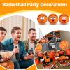12 Pack Basketball Stress Balls with 6 Funny Faces - 1.57 Inch Mini Squishy Basketball Party Favors, Goodie Bag Stuffers, Classroom Treasure Box Prizes, Teen Anxiety Relief Toys & Kids Birthday Gifts view 4