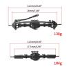 2pcs Front and Rear Differential Axle for Axial SCX10 II 90046 90047 1/10 RC Crawler Car Upgrade Parts Accessories view 2