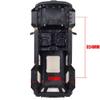 1/10 RC Crawler Hard Body Shell Kit,324mm Wheelbase Hard Plastic Off-Road Body Shell George Patton for 1/10 RC Truck AXIAL SCX10 TRX-4 (Black) view 2