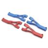6pcs Metal Front and Rear Suspension Arm Swing Arms Set for ARRMA 1/7 Mojave 6S 4WD BLX RC Truck Car Upgrade Parts(Red) view 3