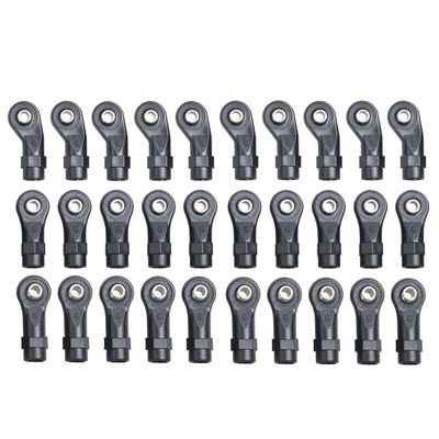 30PCS Plastic M4 Rod Ends Link Balls Head Linkage Joint for TRAXXAS TRX-4 TRX4 1/10 RC Crawler Car Upgrade Parts Accessories