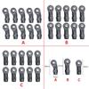 30PCS Plastic M4 Rod Ends Link Balls Head Linkage Joint for TRAXXAS TRX-4 TRX4 1/10 RC Crawler Car Upgrade Parts Accessories view 2