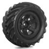 4pcs 90mm Monster Truck Buggy Tires Wheel 12mm Hex for TRAXXAS E-Revo MJX 16207 16208 SCY 16101 HBX 1/16 RC Car Upgrade Parts view 3