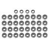 36pcs Sealed Steel Bearing Kit for Tamiya GF-02 GF02 RC Car Upgrade Parts Accessories(Black) view 1