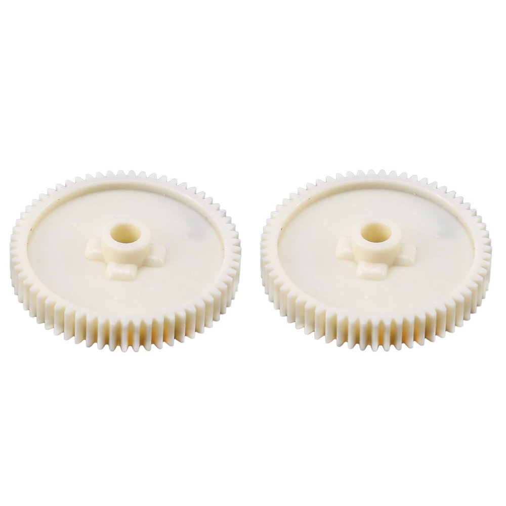 61T Spur Gear 51004 for Tamiya TT01 TT01D TT01 TT01E 1/10 RC Car Upgrade Parts Spare Accessories(2pcs)