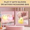 10 Pack Squishy Chicken Squishies Toy, Cute Piggie Squeeze Toys, Furry Squishy Animal Relief Stress Ball with PVC Packaging Gifts Fidget Novelty Toy for Kids Adults (Yellow & Pink) view 4