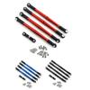 5pcs Metal Front and Rear Link Rod Tie Rod Pull Rod Servo Rod for Arrma 1/8 Karton Outcast Notorious Upgrade Parts(Black) view 2