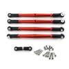 5pcs Metal Front and Rear Link Rod Tie Rod Pull Rod Servo Rod for Arrma 1/8 Karton Outcast Notorious Upgrade Parts(Black) view 4