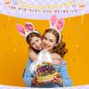 5 Pack 10 Inch Giant Clear Easter Eggs Jumbo Plastic Easter Eggs Large Fillable Transparent Easter Eggs Empty for Egg Hunt Supplies Easter Basket Goodies view 4