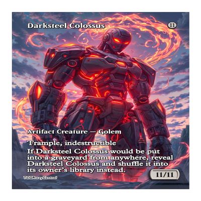 4x | Darksteel Colossus | Anime | Full Art | Foil or Non-Foil (Non Foil)