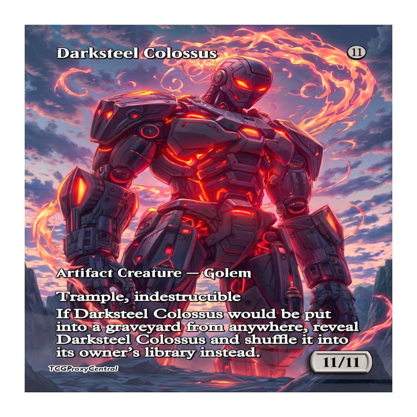 4x | Darksteel Colossus | Anime | Full Art | Foil or Non-Foil (Non Foil)