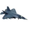DAGIJIRD Simulation Alloy Aircraft Model 1:72 Alloy China J-35 Fighter Plane Model view 1