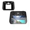ZWLLKJGS DJI RC Silicone Protective Cover+HD Screen Tempered Glass for DJI Mini 3/Mini 3 pro/Air 2s/Mavic 3 DJI RC Controller Protective Case(Black) view 1