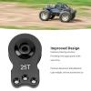 25T Servo Saver Part, Aluminum Alloy Lightweight Servo Saver Arm, Suitable with Gear Guard, Designed for 1/10 RC Car (Black) view 2
