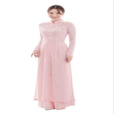 A1Pink Ao dai Vietnam Vietnamese Traditional Ao Dai For Women, Ao Dai For Women, Vietnamese Dress For Women, Ao Dai Dress For Women ao dai Tet Lunar New Year (2XL)