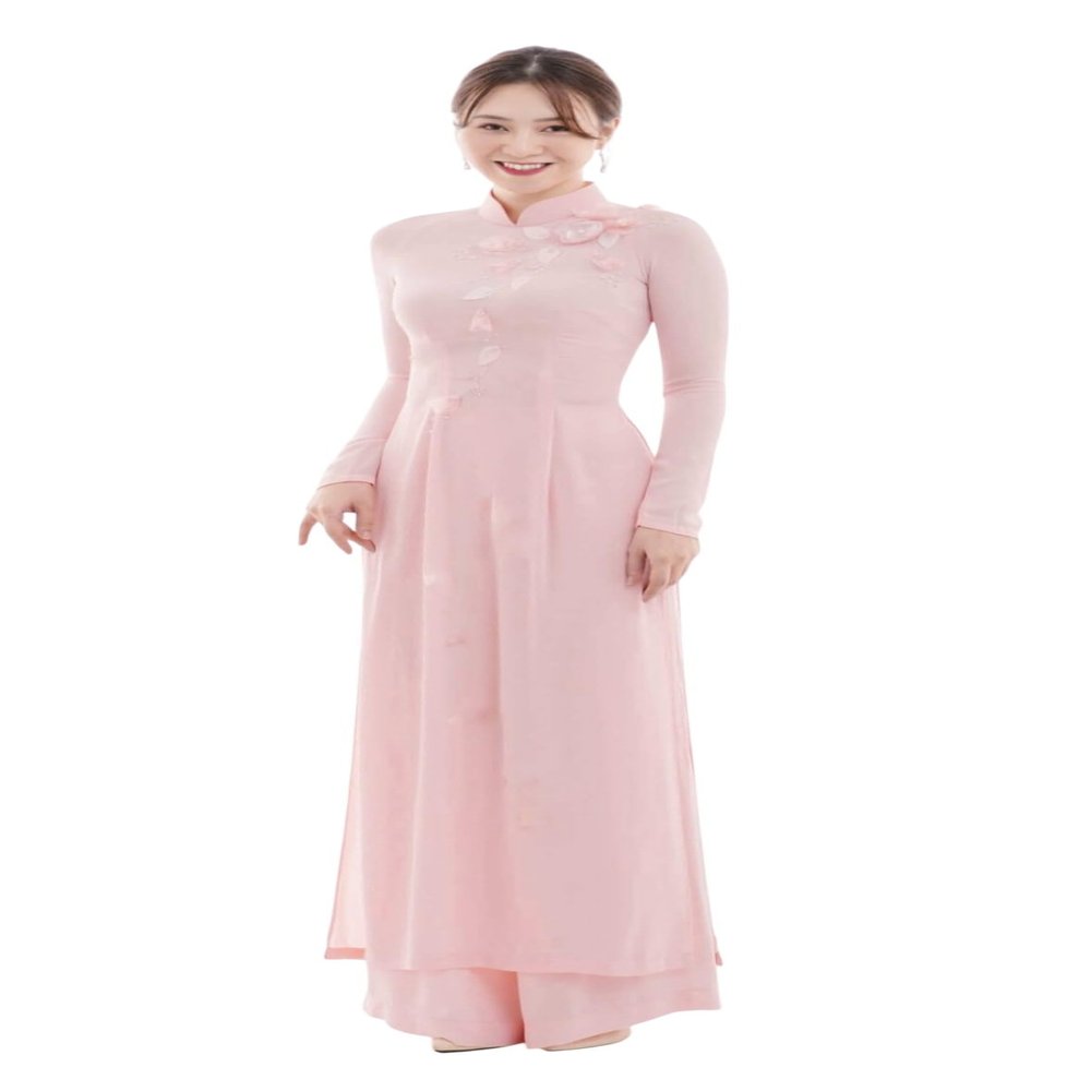 A1Pink Ao dai Vietnam Vietnamese Traditional Ao Dai For Women, Ao Dai For Women, Vietnamese Dress For Women, Ao Dai Dress For Women ao dai Tet Lunar New Year (2XL)