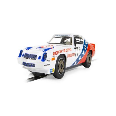 Scalextric C4300 Chevrolet Camaro Z28 - Peter John - DTM 1982 Slot Racing Car