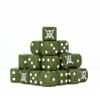 BARON OF DICE Military Sergeant Resin Dice (25-Pack) Wargaming Dice for Sci-Fi Wargames, 16mm view 1