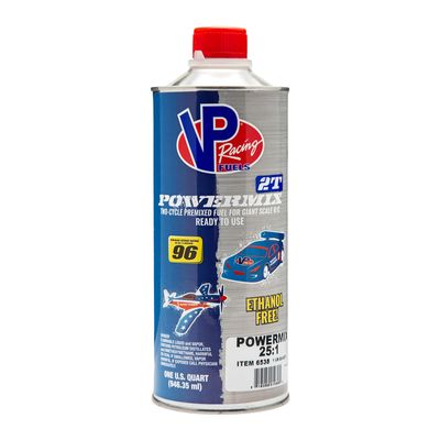 VP Racing 6538 R/C Car Powermix 25:1 Fuel Mix (8 Quarts)