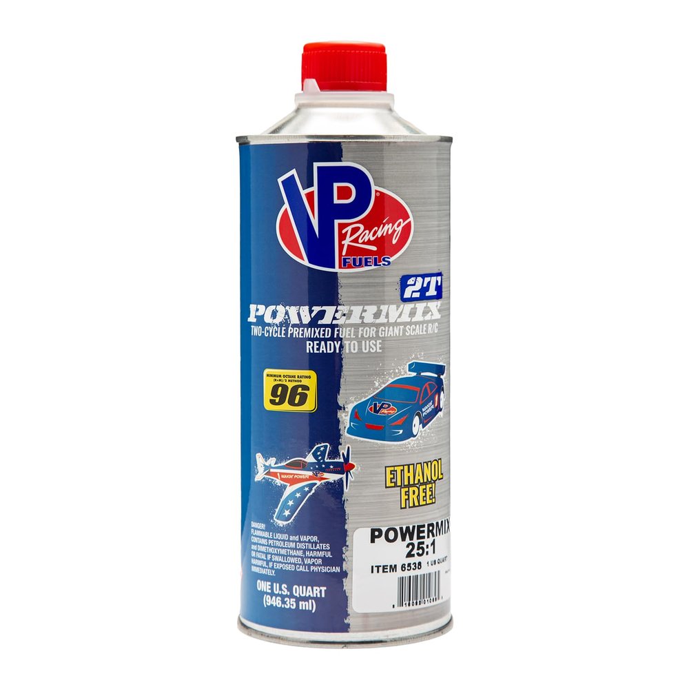 VP Racing 6538 R/C Car Powermix 25:1 Fuel Mix (8 Quarts)
