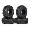 4Pcs 120MM 2.2" Rubber Tyre Crawler Tires Mud Grappler for 1/10 RC Car Trucks SCX10 TRX4 for Capra for Wr-aith RR10 86190 Trucks Building view 1