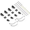 for WPL for Jjrc B14 B24 B1 B16 B36 Q60 Q63 Q75 1/16 RC Car Upgrade Parts for WPL 4x4 6x6 Steel Shock Absorber Suspension for Leaf Springs RC Car Repair Kit(Black 1) view 4
