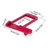 1/10 F10 BTA Servo Mount and 4 Link Adapter Low Center of Gravity for RC Crawler for Van-Quish VS4-10 Portal Axle LCG Chassis DIY(Red) view 3