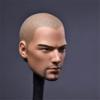 1/6 Scale Male Head Sculpt, Holy Monk Asian Man Head Carved Bald DIY Head Model for 12inch Male Soldier Action Figure Body (Painted) view 2