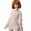 Bjd Doll Clothes Handmade Fashionable Sweater Suitable for 1/3 1/4 1/6 11.8 18 24 inch BJD SD Doll Gifts for Doll Lovers (White, 1/3) view 1