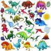 BXI 30 Pcs Dinosaurs Felt Board Story Pieces Set for Toddlers, Preschool & Kindergarten, Precut Felt Marine Life Figures for Preschool Crafts Activity Early Learning Storytelling view 1