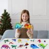 BXI 30 Pcs Dinosaurs Felt Board Story Pieces Set for Toddlers, Preschool & Kindergarten, Precut Felt Marine Life Figures for Preschool Crafts Activity Early Learning Storytelling view 4