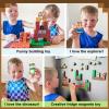 120PCS Magnetic Blocks - Build Mine Magnet World Set Building Toys 1'' Magnetic Cubes STEM Toys Christmas Birthday Gifts for 3+ Years Old Boys Girls view 2