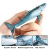 AENIMELY Realistic Blue Whale Figurine Sea Animal Whale Toy Ocean Marine Figurine Educational Animal Model for Birthday Gifts Party Favors Kids Toys view 2