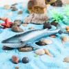 AENIMELY Realistic Blue Whale Figurine Sea Animal Whale Toy Ocean Marine Figurine Educational Animal Model for Birthday Gifts Party Favors Kids Toys view 4