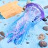 AENIMELY Realistic Jellyfish Model Figure Toys Ocean World Animal Creatures Figurine Sea Life Collection Science Educational Props (Purple Blue) view 4