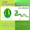 3D Printed Snake Eggs with 3D Printed Snake Inside, Cute Rotary Gear Eggs with 3D Printed Crystal Fidget Snake Animals Inside, Home Office Decor Executive Desk Crystal Cobra ToysYellow Green view 3