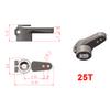 TCRC 7075 Aluminum 25T Micro Servo Horn with M1.4 Threaded Holes for REEFS RC 99 Micro Servo 1/24 Axial SCX24 AX24 Upgrades view 4