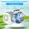 Joyfuture Bubble Machine - Automatic Bubbles Blower for Kids, Toddlers - 360 Rotation & 75 Adjustment, Bubble Toys with LED Light - Gifts for Boys, Girls, Halloween, Outdoor, Birthday, Party view 2