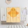 30 * 40 inch Super Soft Baby Blanket for Crib, Baby Bed, Soft and Breathable for Baby, Cartoon Chick Baby Swaddle Blanket view 1