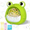 Getatoy Frog Bubble Machine Toys for Kids 3-8 Years Old: Bubble Blower Maker with 2 Solutions, Outdoor Party Toy, Birthday Gift for 3 4 5 6 7 8 Year Old Girls Boys view 1