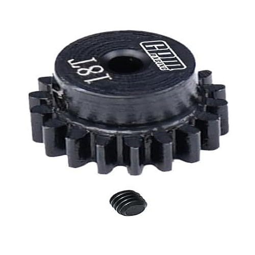 40Cr Steel Pinion Gear 18T 0.5M 2mm Shaft for LOSI 1:24 Micro-B 2WD Buggy RTR-LOS00007 / 1:28 Micro-T 2S 2WD RTR Stadium Truck-LOS-1392 Upgrades