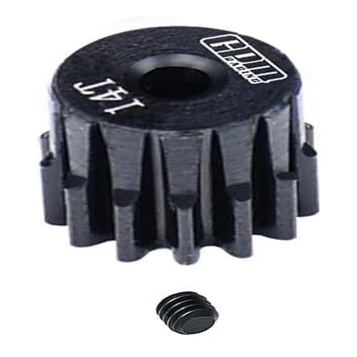 40Cr Steel Pinion Gear 14T 0.5M 2mm Shaft for LOSI 1:24 Micro-B 2WD Buggy RTR-LOS00007 / 1:28 Micro-T 2S 2WD RTR Stadium Truck-LOS-1392 Upgrades