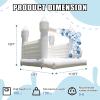 13x11.5FT White Bounce House for Adults Kids,100% PVC Commercial Grade Bounce House with 750W Blower,Large Inflatable Balloon House for Birthday Party Wedding Gender Reveal and Other Celebrations view 2